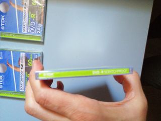 DVD SIGILLATI TDK. TRE DVD DA 60 MINUTI