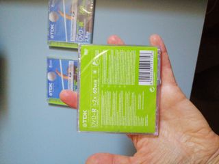 DVD SIGILLATI TDK. TRE DVD DA 60 MINUTI