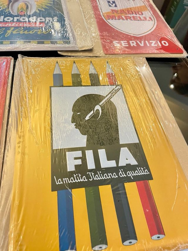 Targhe pubblicitarie Hachette collezione