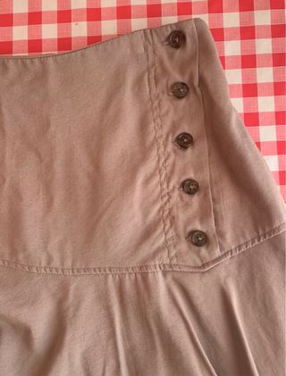 Minifalda pantalon Zara