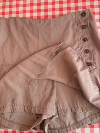 Minifalda pantalon Zara
