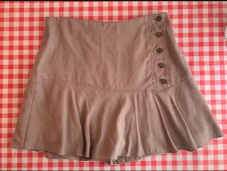 Minifalda pantalon Zara
