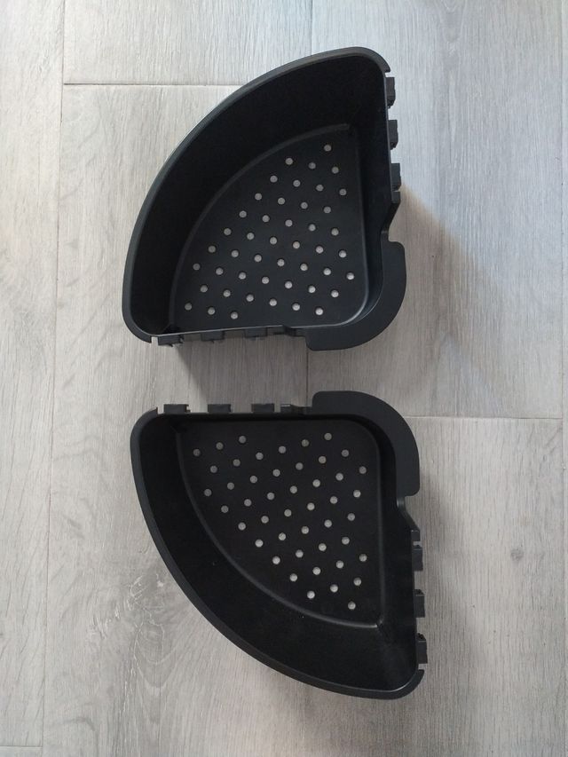 Cestos negros con ventosas TISKEN