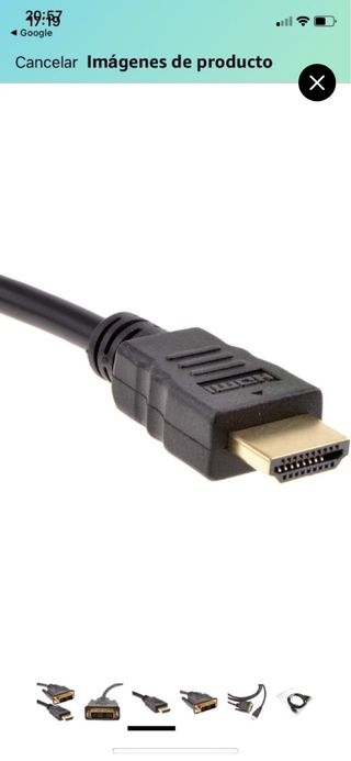CABLE HDMI A DVI DE 2MTS