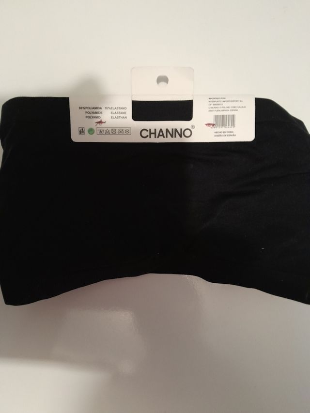 Sujetador bandeau sin tirantes