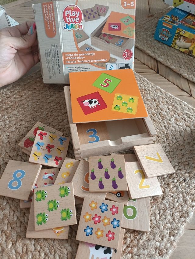 Juego de aprendizaje de cantidades