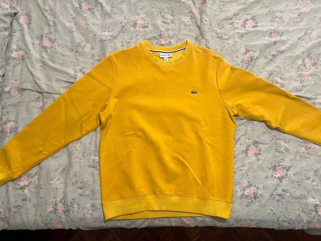 Sudadera Lacoste mostaza