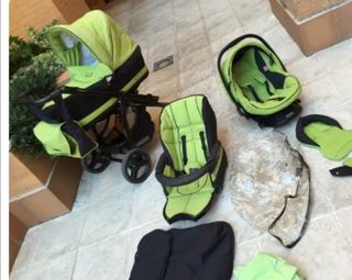 Carrito de bebé BEBECAR completo (antes 160€)