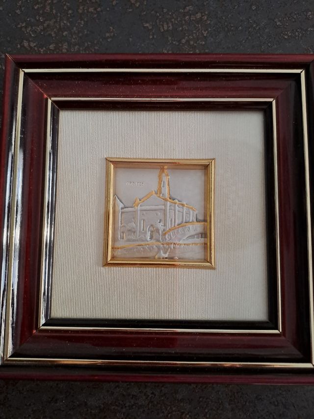 Quadro su piastra d'argento 925