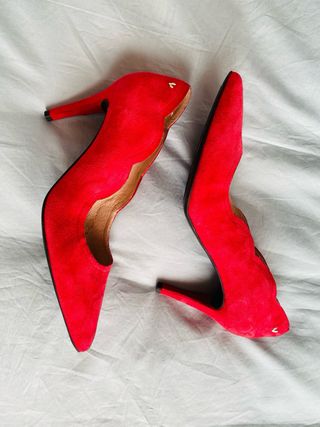 Zapatos rojos Martinelli talla 40 piel SIN USAR