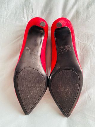 Zapatos rojos Martinelli talla 40 piel SIN USAR