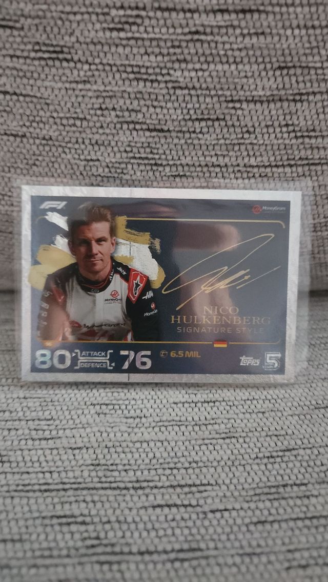Carta Turbo Attax Hulkenberg signature