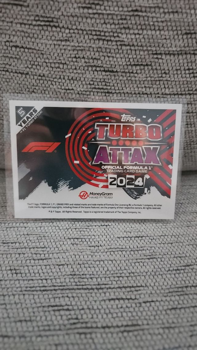 Carta Turbo Attax Hulkenberg signature