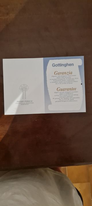 Set coltelli Gottingen