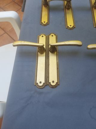 Lote 4 juegos de manillares para puertas