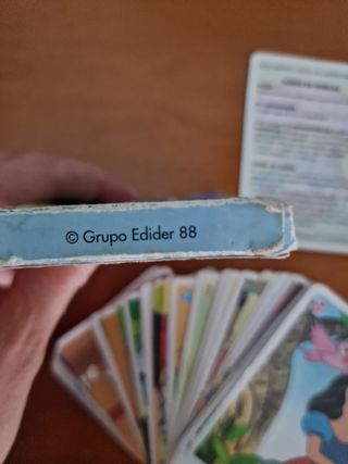Antigua baraja de cartas Blanca nieves 