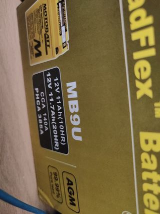 Bateria moto 140a