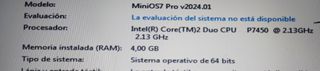 Ordenador portátil Packard bell MS2266 
