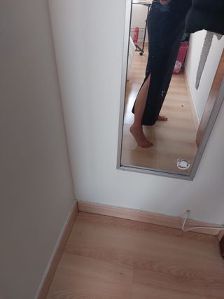 Falda tubo negra Massimo dutti