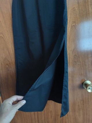Falda tubo negra Massimo dutti