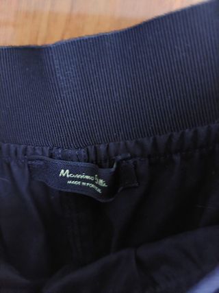 Falda tubo negra Massimo dutti