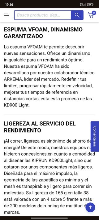 Zapatillas mujer kalenji