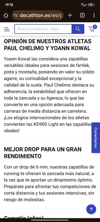 Zapatillas mujer kalenji