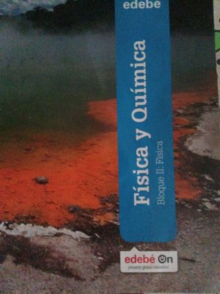 Libros Física y Química 2 ESO Edebé bloque l y ll