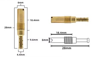 Kit 20 chicles carburador keihin PWK 100-140