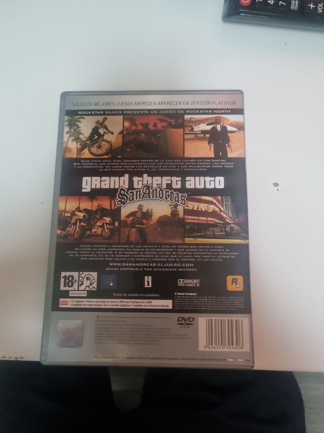 Solo Caratula Gta San Andreas