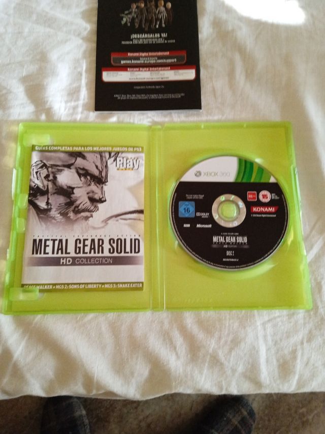 Metal Gear Collection y guía Xbox 360