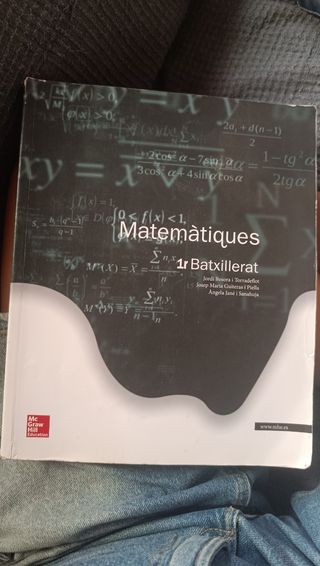Libro matemáticas 1 bachillerato