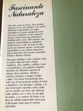 Libro Fascinante Naturaleza