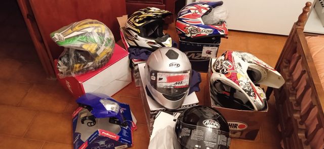 Lote recambios y accesorios motos