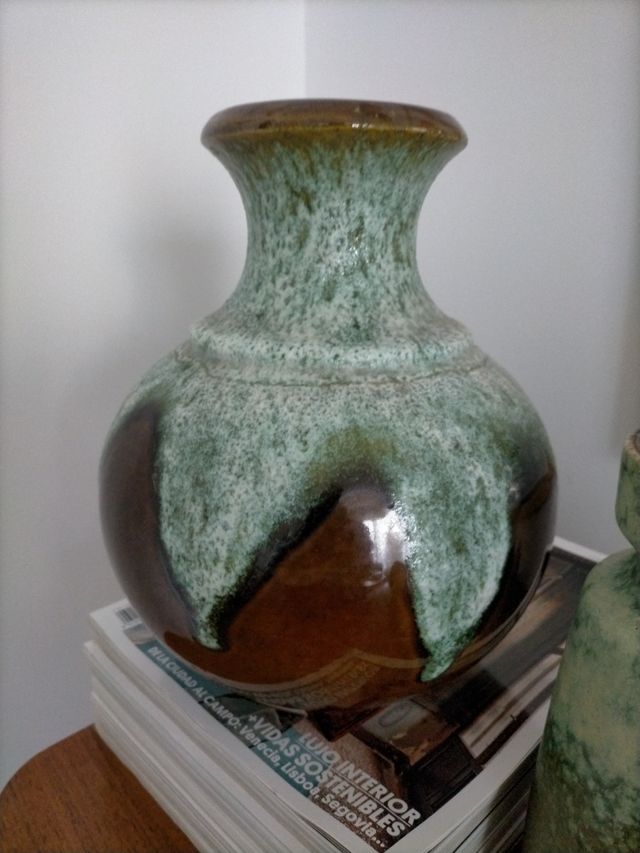 Dos jarrones cerámica alemana