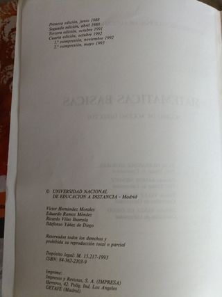 Matemáticas Básicas 