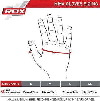 RDX T15 Noir Guantes d Sparring MMA 7oz boxeo kick