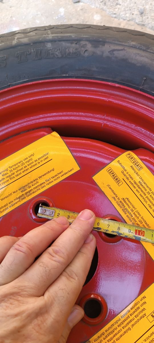 Rueda de repuesto galleta