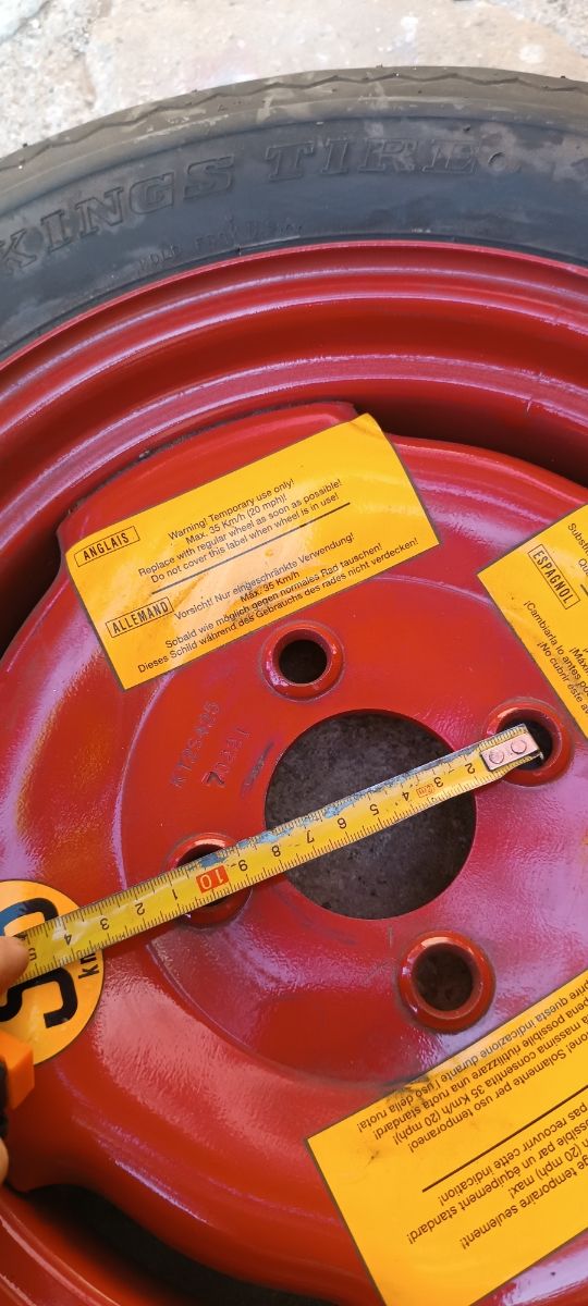 Rueda de repuesto galleta