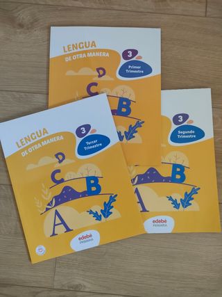 Libros de lengua 3 primaria ed. Edebe