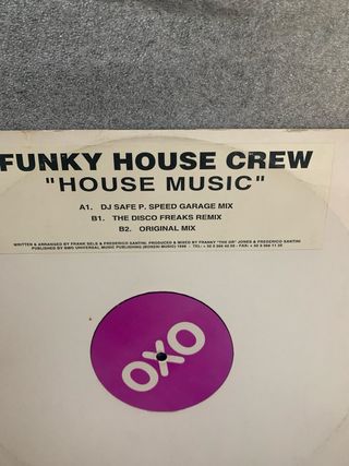 Vinilo remember. FUNKY HOUSE CREW "HOUSE MUSIC"