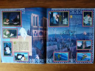 El jorobado de Notre Dame. Álbum de cromos. Disney