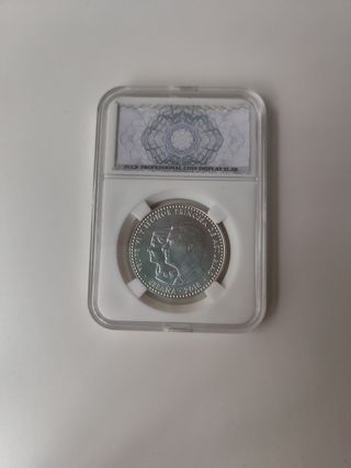 Moneda plata 30 euros de 2018