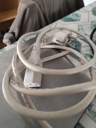 Lote 7 cables de alimentación