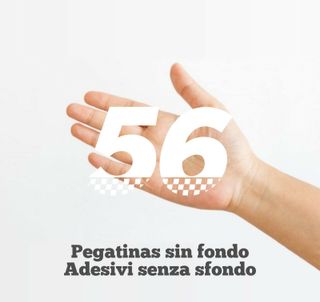 2 Pegatinas número