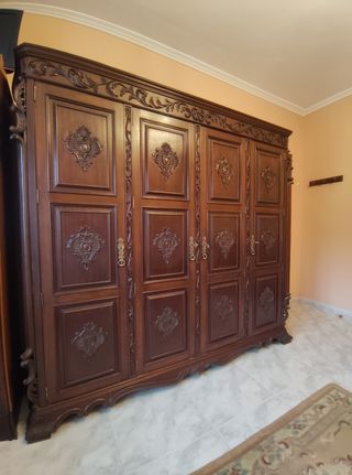 Habitación clásica vintage rústica antiguo
