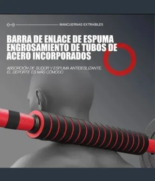 Mancuernas de 40 kg + Barra de union. NUEVAS.