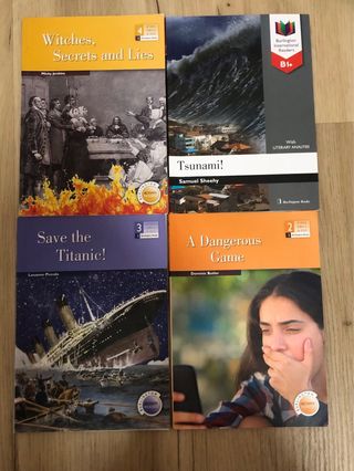 Lote de libros en inglés (3 euros cada uno).
