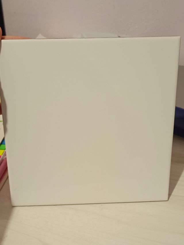 Azulejos blancos para arcilla polimérica