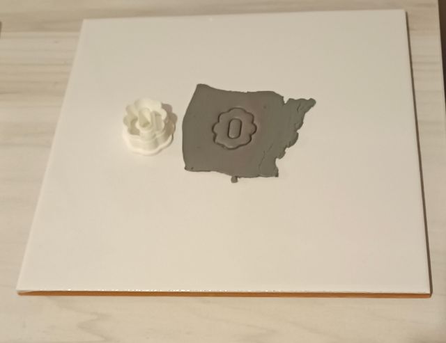 Azulejos blancos para arcilla polimérica